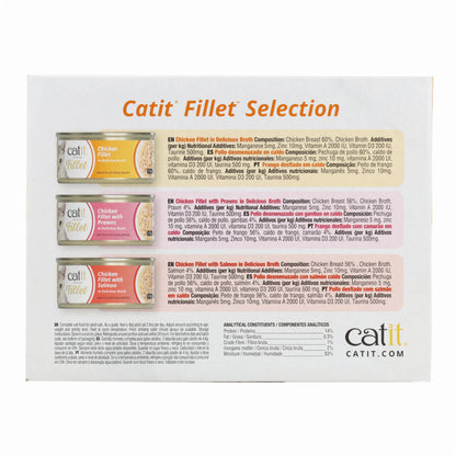 Comida húmeda para gatos Fillet pollo Pack Variado Cuisine 12 x 75 g Catit