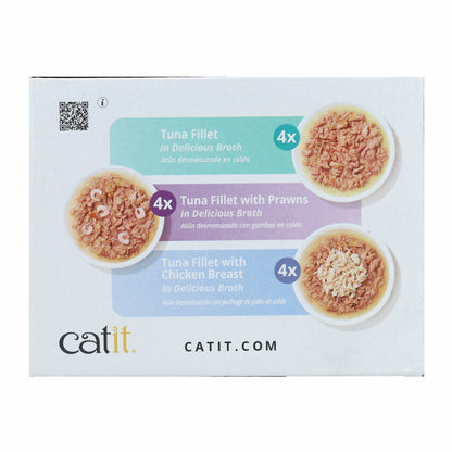 Comida húmeda para gatos Fillet atún Pack Variado Cuisine 12 x 75 g Catit