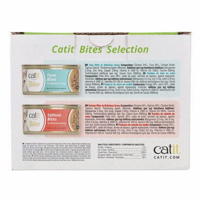 Comida húmeda para gatos Bites Pack Variado Cuisine 12 x 75 g Catit