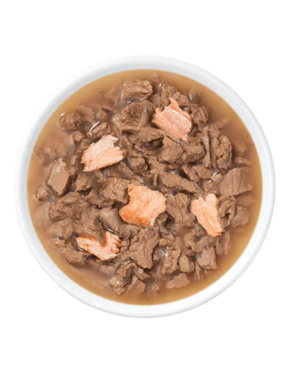 Comida húmeda para gatos Duet atún con salmón Cuisine 75 g Catit