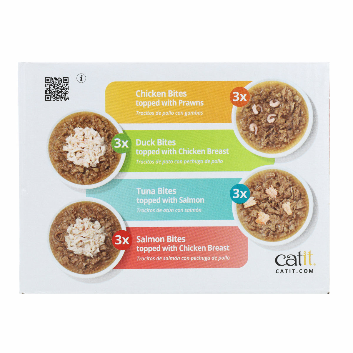Comida húmeda para gatos Duet Pack Variado Cuisine 12 x 75 g Catit