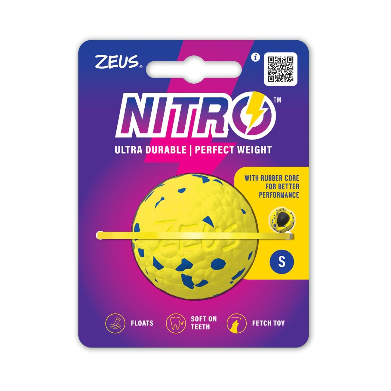 Zeus Nitro™ Bola Lastrada, S, Ï5cm