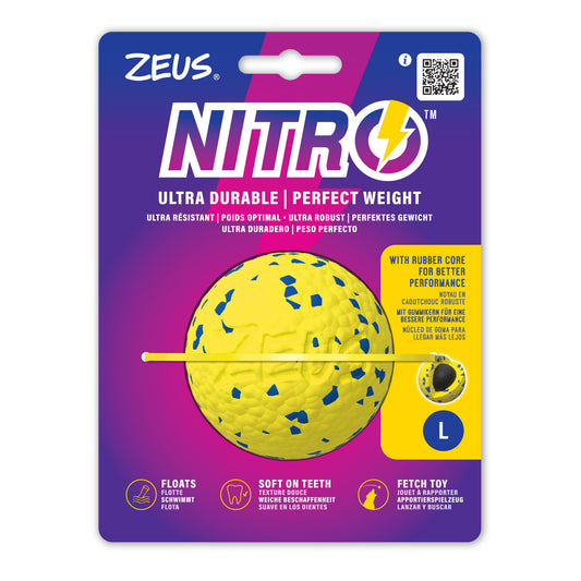 Zeus Nitro juguete Bola Lastrada Flotante L,  17,6cm