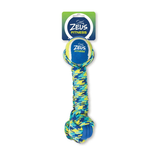 Zeus Fitness Tennis Cuerda&TPR Dumbbell, 28cm