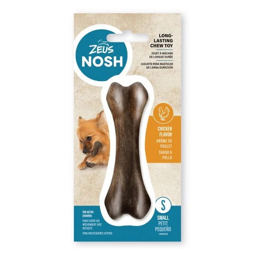 Nosh Flexible Puppy Hueso Zeus Pollo S 11cm