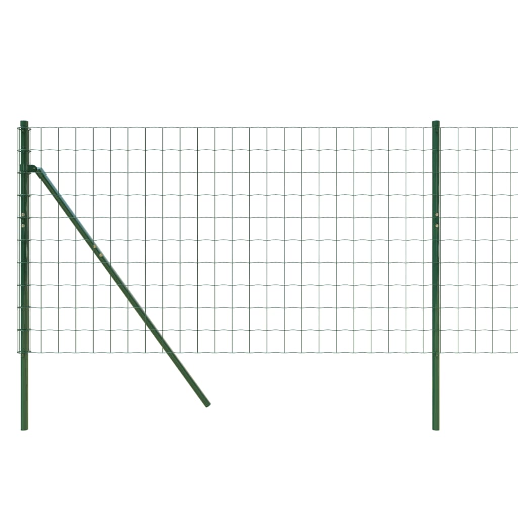 Cerca De Alambre De Acero Galvanizado Verde 0,8x10 M / Vetonek_2