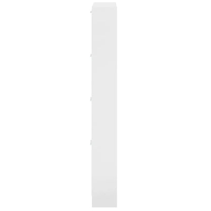 Vidaxl Mueble Zapatero Madera Contrachapada Blanco Brillo 59x17x150 Cm_5