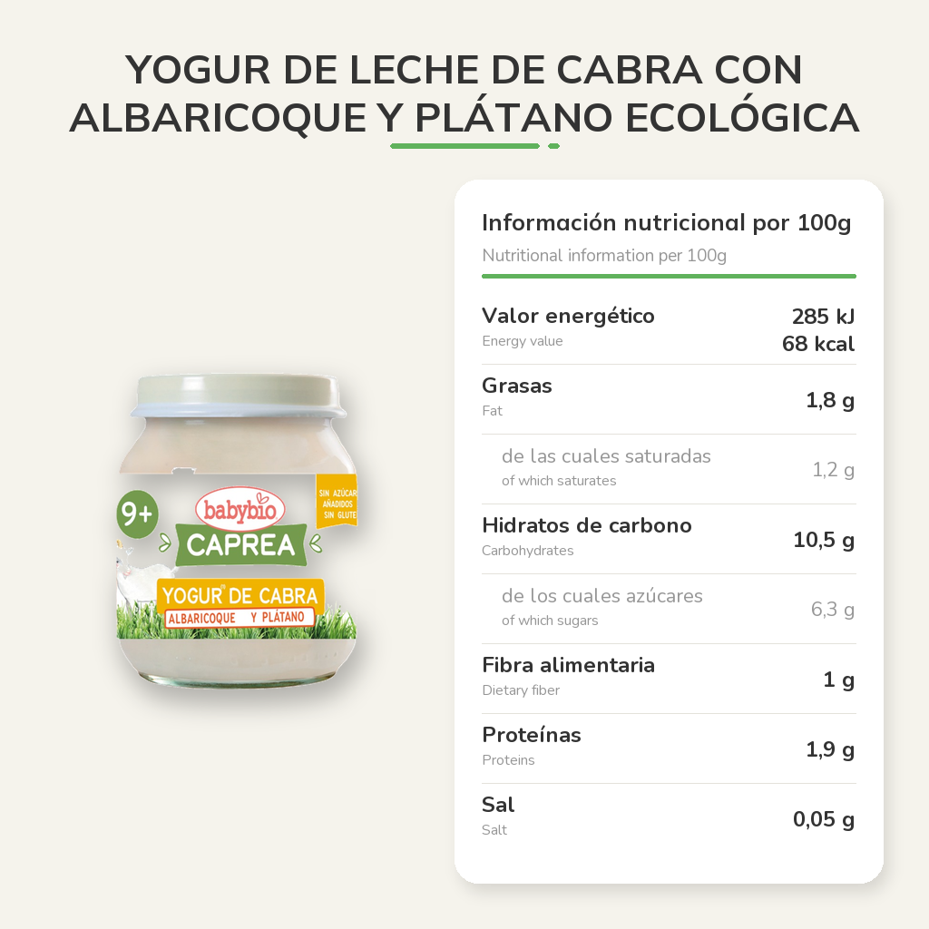 Información nutricional