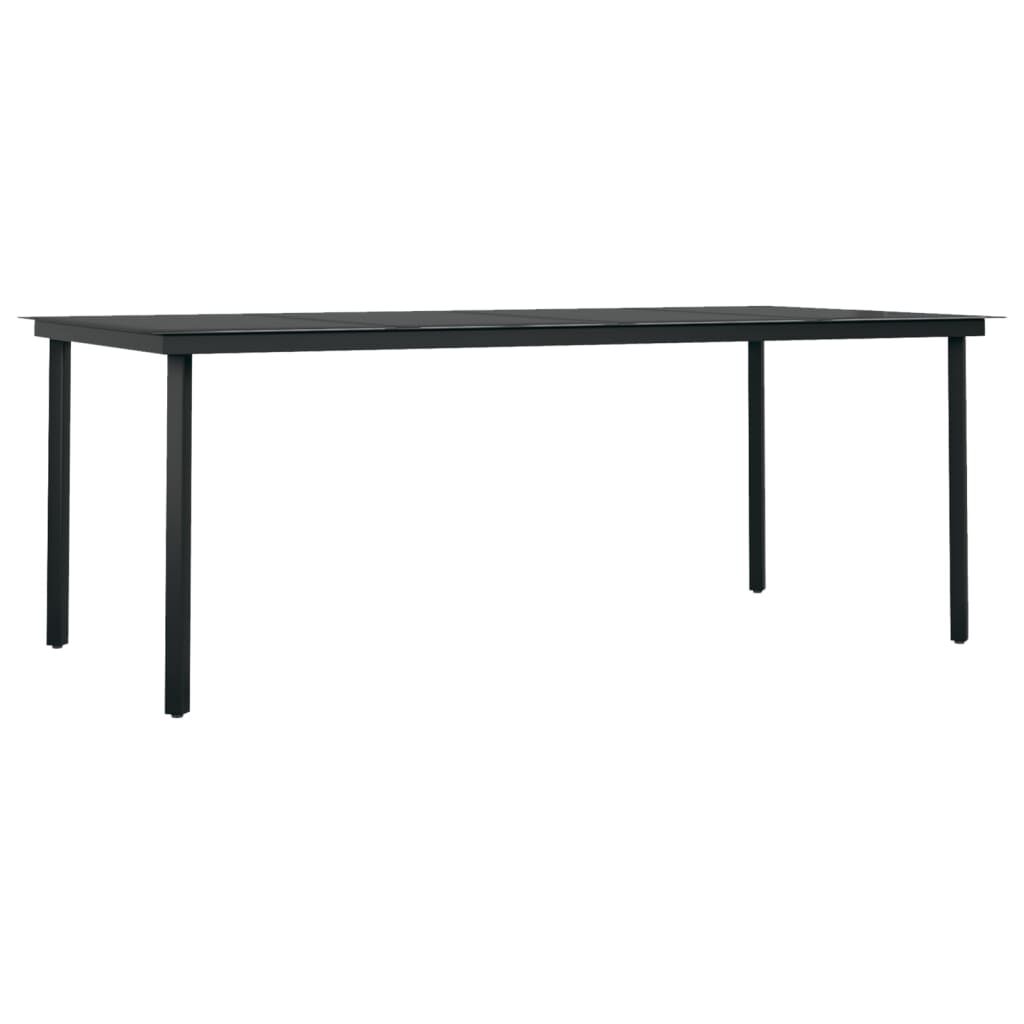 Vidaxl Juego De Comedor Para Jardín 9 Piezas Gris_4