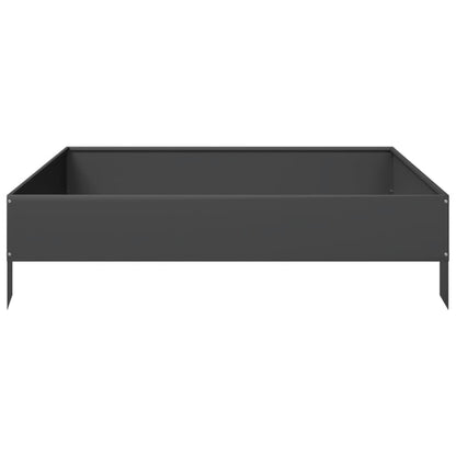 Arriate De Acero Negro 100x100x26 Cm_4