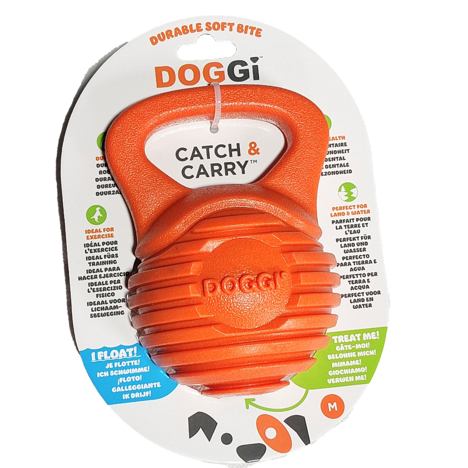 Juguete Para Perro Doggi Dumbell Talla M 20,5x15x10 Cm_2