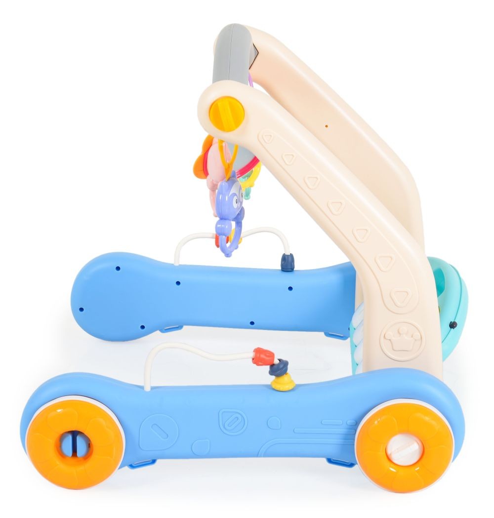Andador 2 En 1 Y Tapete De Juego Piano He0637 Blue_2