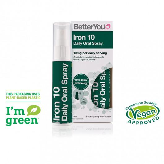 IRON 10 Spray oral de ferro Better You 25ml