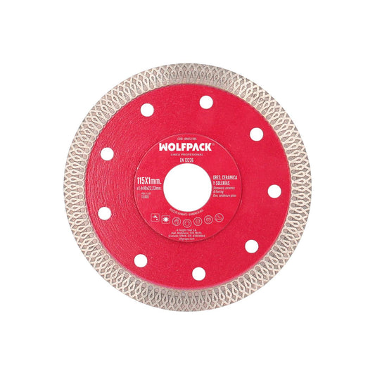 Disco Diamante Ø 115 Mm. Porcelanicos, Gres, Ceramica, Solerias. Segmento Diamantado 10 Mm.