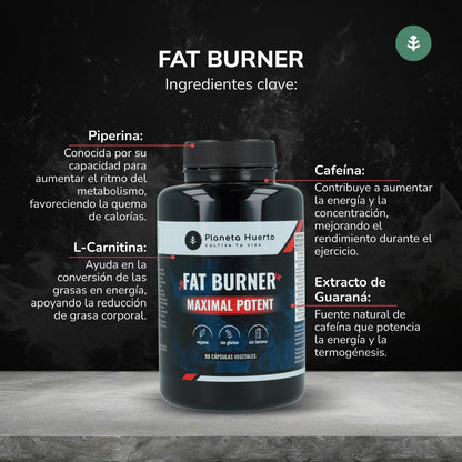 Queimador de gordura Planeta Huerto Fat Burner 90 cápsulas