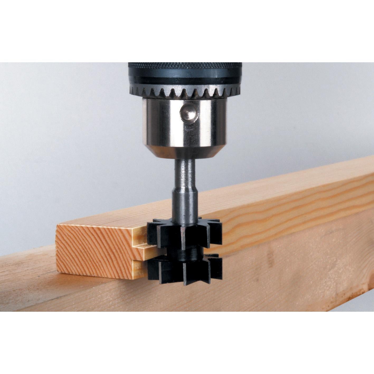 Wolfcraft 3259000 - 1 fresa de duplo sulco Ø 30 x 22 mm