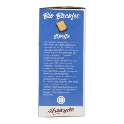 Biscoitos de Espelta Biológicos Arrasate 270 g