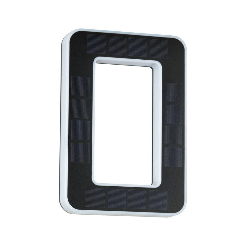 Luz Solar De Fachada Led Casa Número 0 3000k Ip44 Bateria Reemplazable / Negro_2