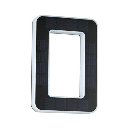 Luz Solar De Fachada Led Casa Número 0 3000k Ip44 Bateria Reemplazable / Negro_2