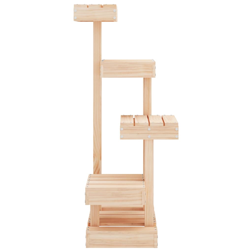 Árbol Para Gatos Madera Maciza De Pino 45,5x49x103 Cm_3