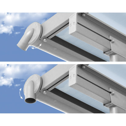Pérgola anexa Feria 224x228 cm 