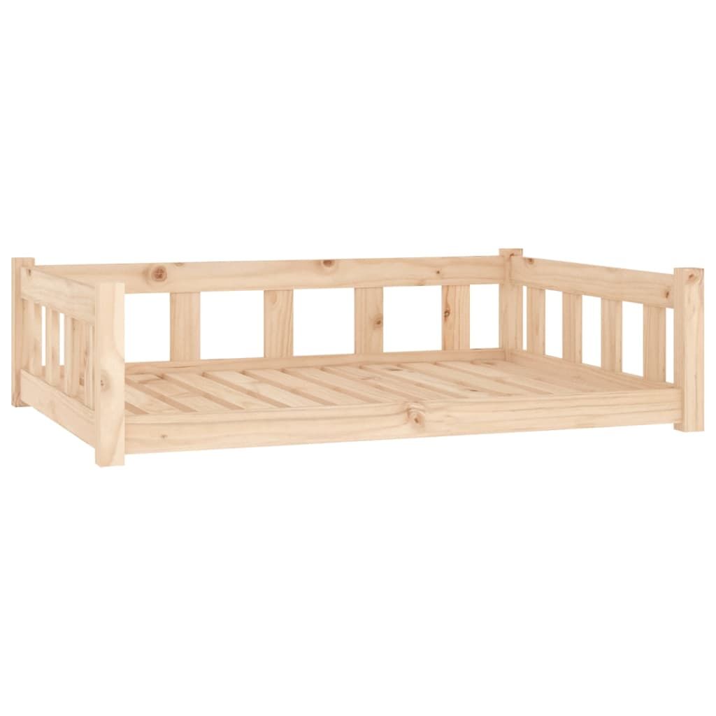 Vidaxl Cama Para Perros 105,5x75,5x28 Cm Madera Maciza De Pino_0