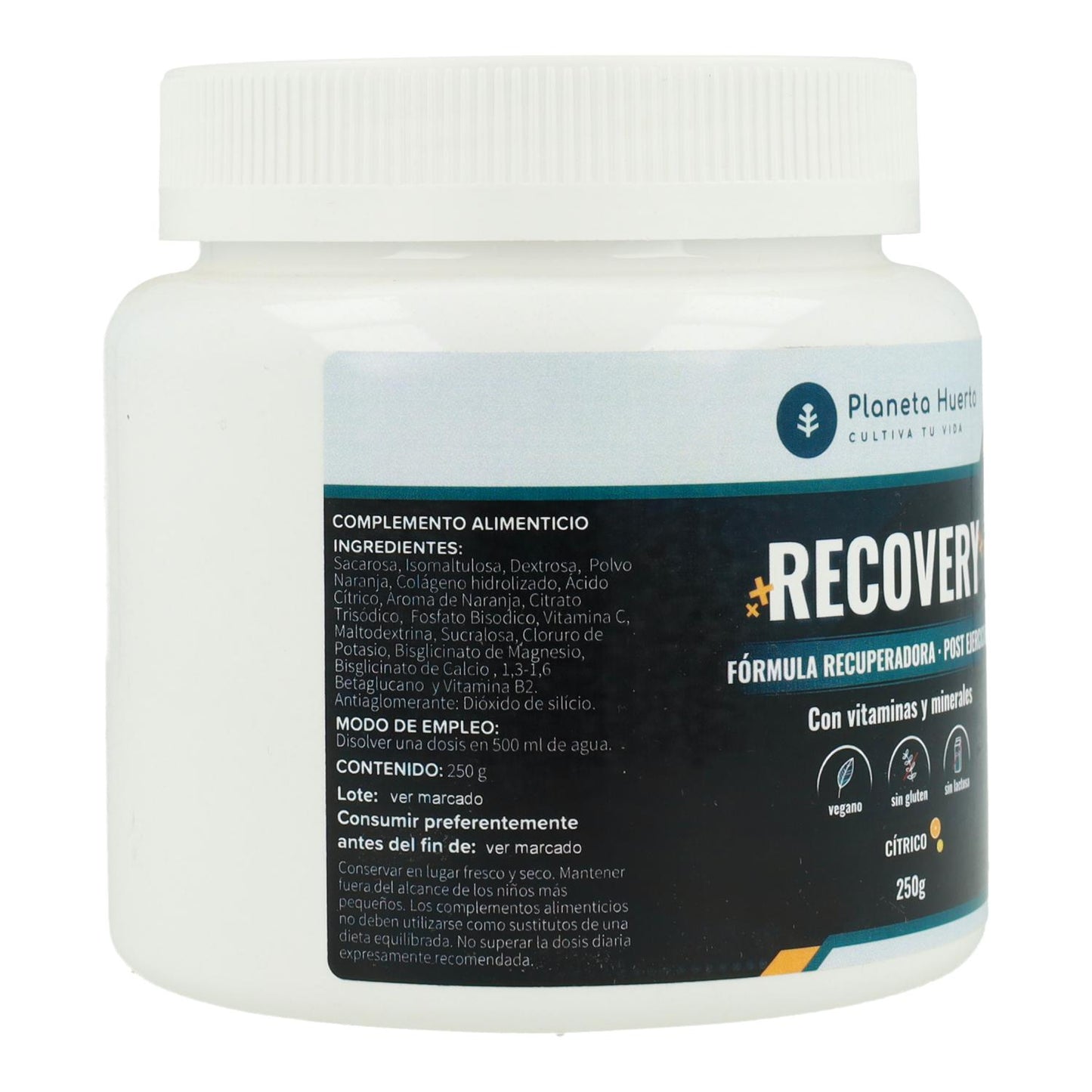 Recuperação sabor cítrico Planeta Huerto 250 g
