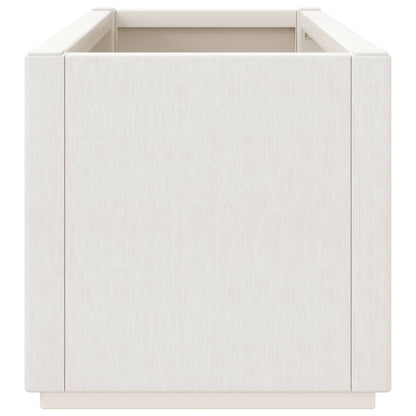 Caja De Flores De Jardín Blanco_5