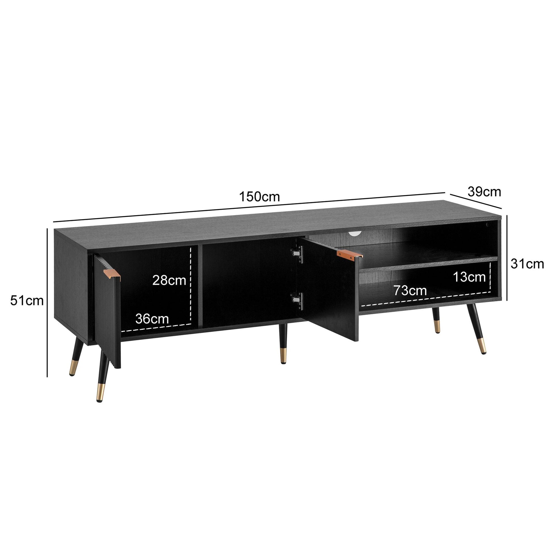 Mueble De Tv Amplio Y Práctico Modelo Wl6.880_3