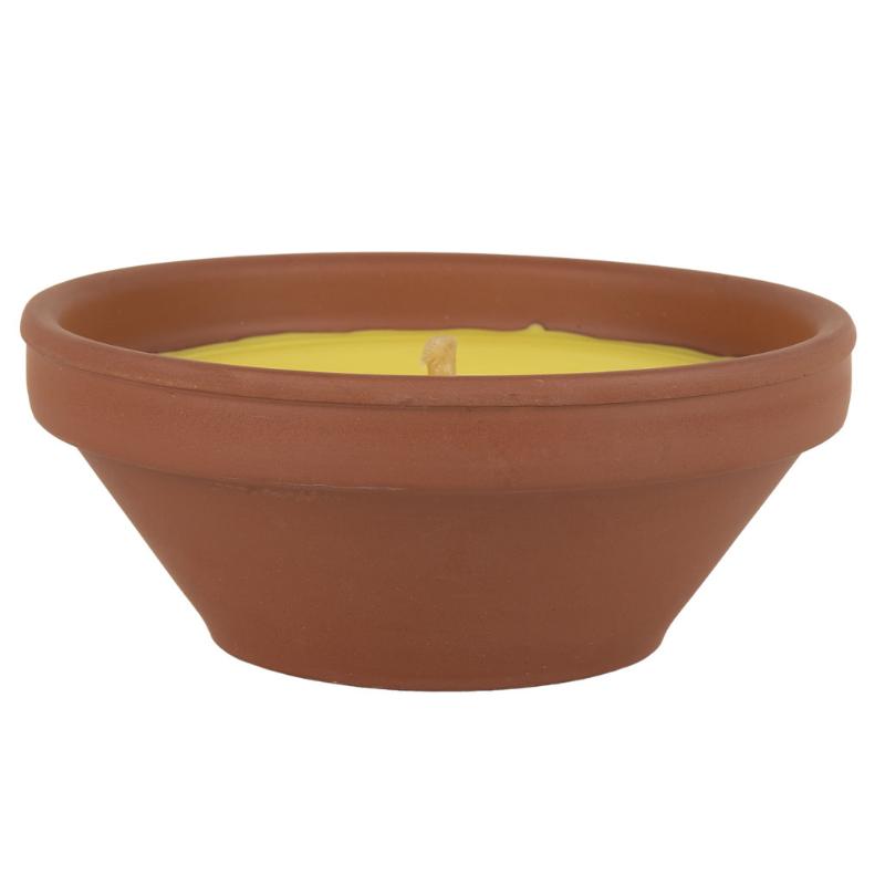Vela Aromática De Citronela Recipiente Terracota 300 G_3