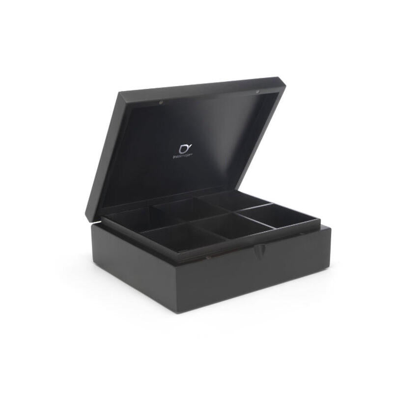 Teabox Bredemeijer Teebeutelbox Mit 6 Fächern, Schwarz 184006_1