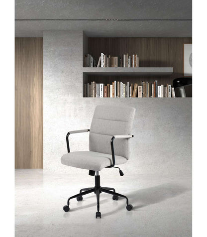 Silla Despacho Giratoria Elevable Acabado Gris, 64m(ancho) 91/99cm(altura) 70cm(fondo)_5
