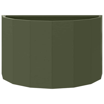 Jardinera Verde Oliva 60 X 30 X 35 Cm Acero_4