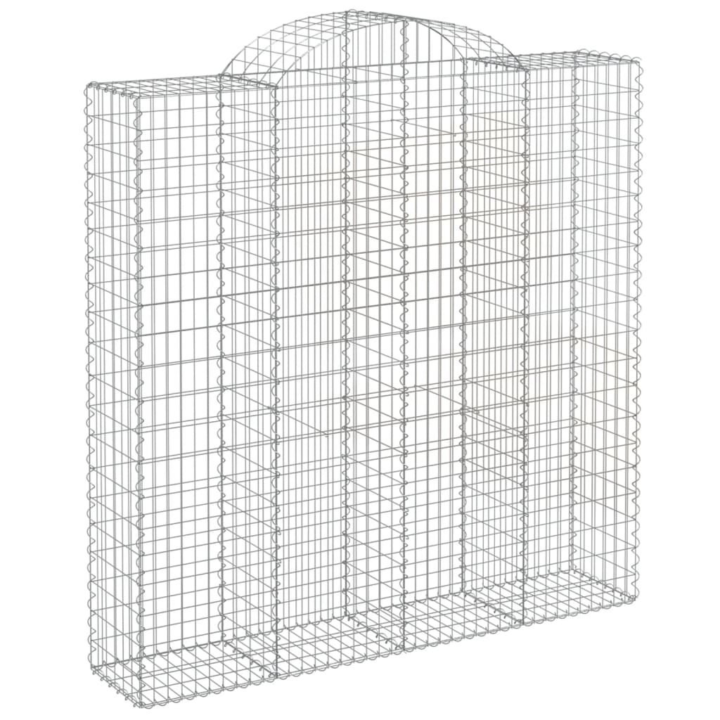 Cestas De Gaviones 8 Uds Forma De Arco Hierro 200x50x200/220 Cm_2