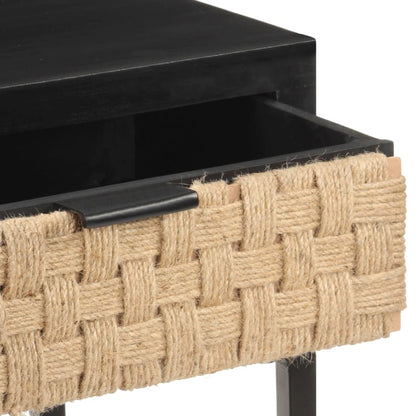 Mesa Consola De Madera Maciza De Mango 90x35x76 Cm_3