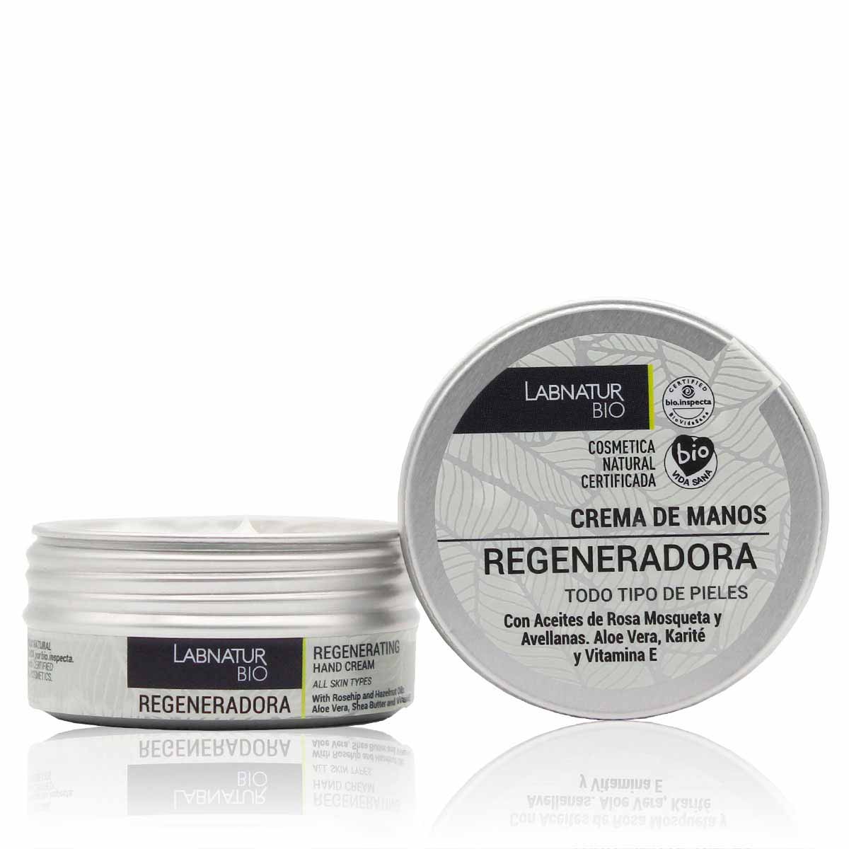 Crema De Manos Regeneradora Bio 50 Ml | Aloe Vera Ecológico | Repara Y Nutre | Hidratación Intensiva_0