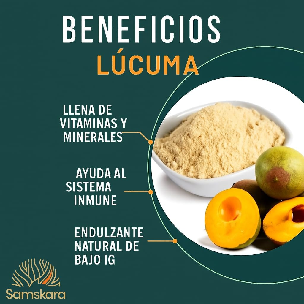 Lúcuma En Polvo Bio - 1kg | Superalimento Ecológico Vegano Para Batidos, Smoothies Y Zumos, Sin Azúcares Añadidos_4