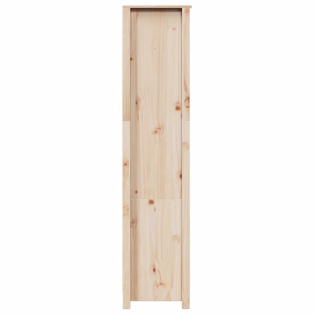 Aparador De Madera Maciza De Pino 80x35x154 Cm / Vetonek_1