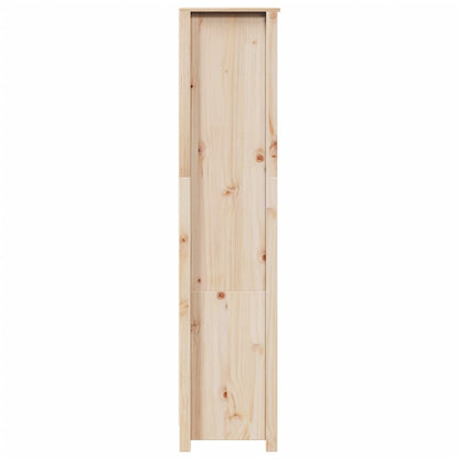 Aparador De Madera Maciza De Pino 80x35x154 Cm / Vetonek_1