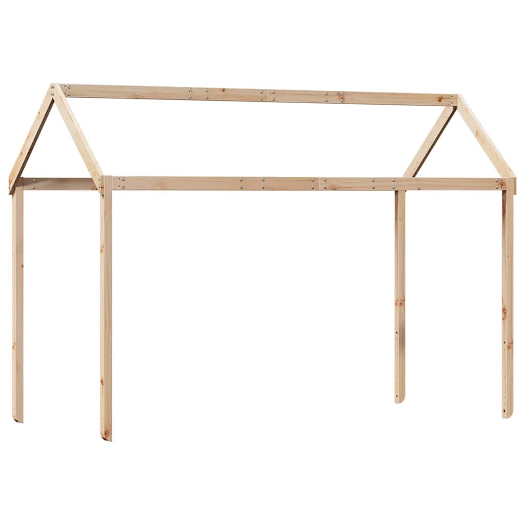 Techo De Cama Infantil Madera Maciza Pino 217x85,5x154 Cm_0