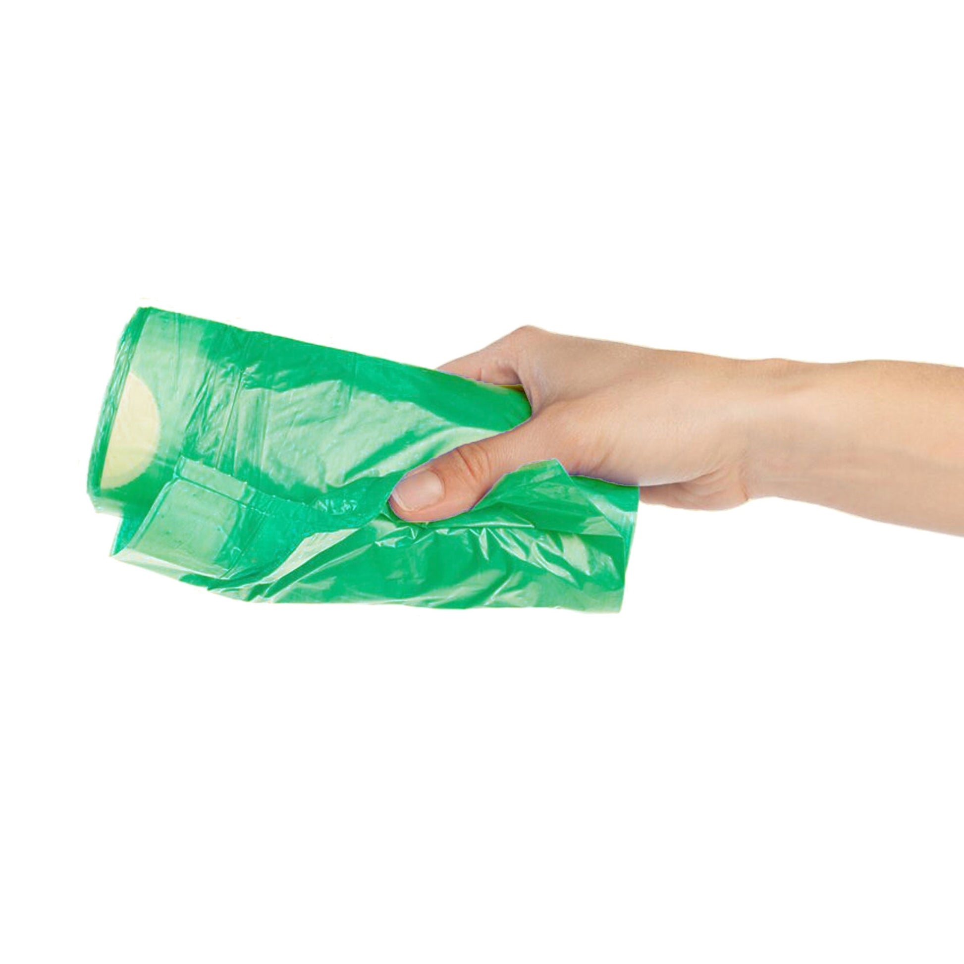 80% Reciclado 8 Rollos De 15 Bolsas De Basura  'antibacterias' 30l Con Autocierre