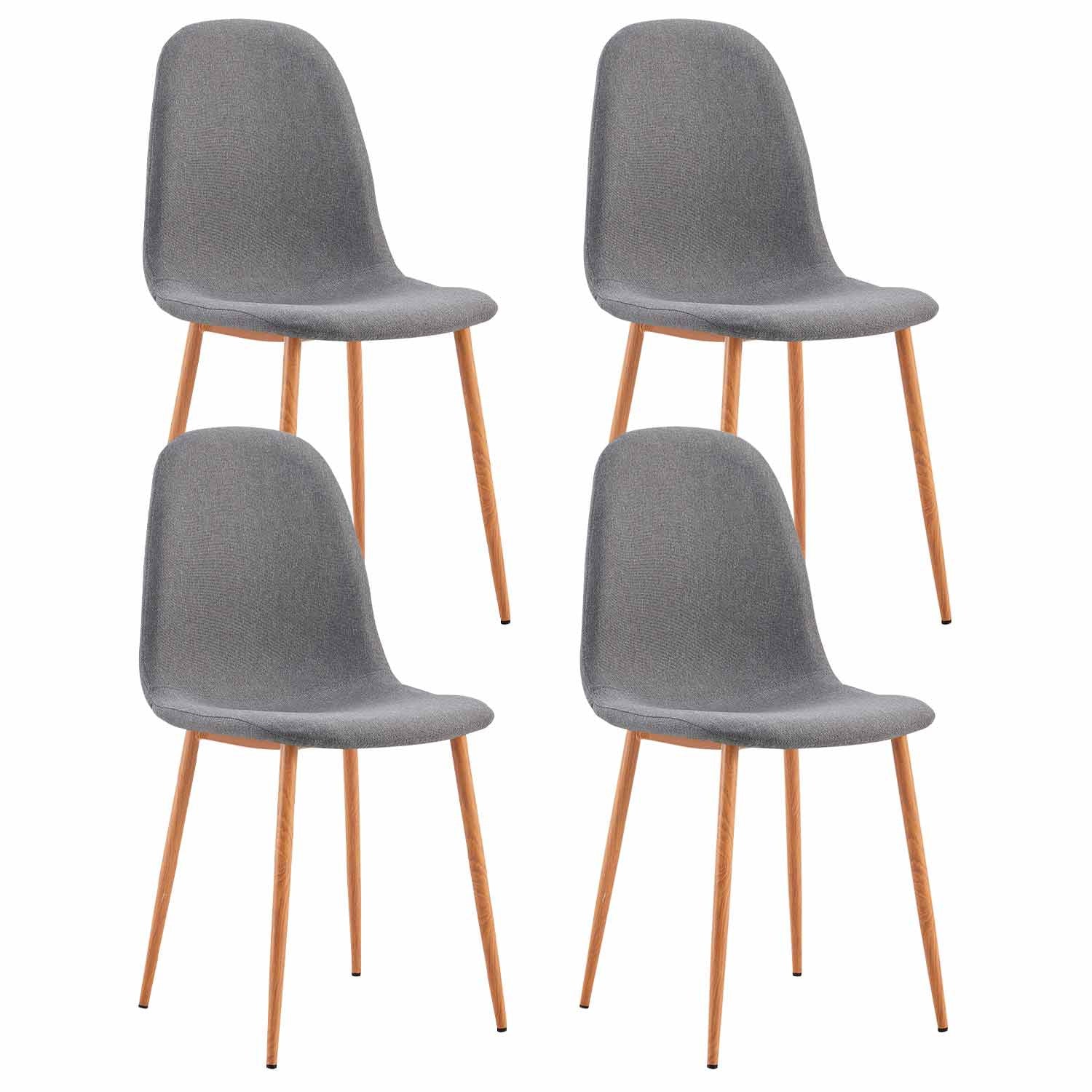 Pack 4 Sillas De Comedor Lino Nuova 91x51x44cm Thinia Home_0