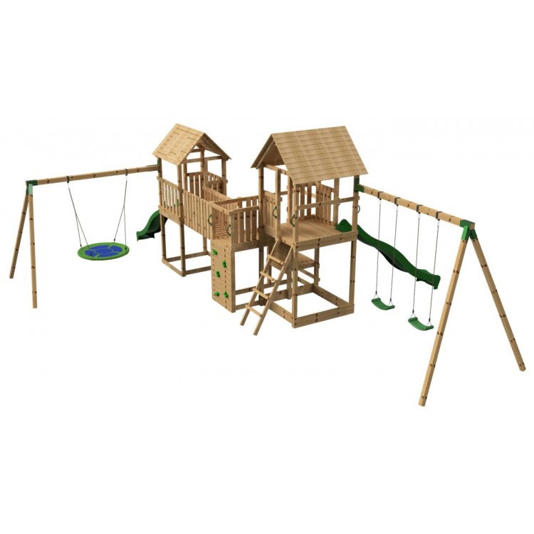 Parque Infantil Masgames Himalaya Madison: Puente De Madera._1