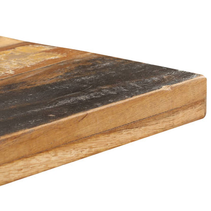 Mesa De Bistró Cuadrada Madera Maciza Reciclada 60x60x110 Cm_1