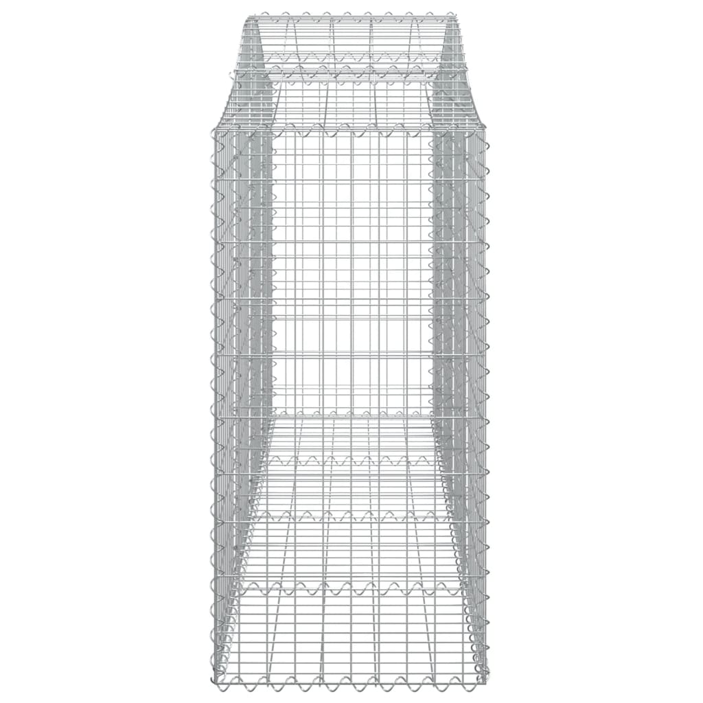 Cestas De Gaviones 6 Uds Forma De Arco Hierro 200x50x120/140 Cm_4