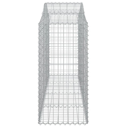 Cestas De Gaviones 6 Uds Forma De Arco Hierro 200x50x120/140 Cm_4