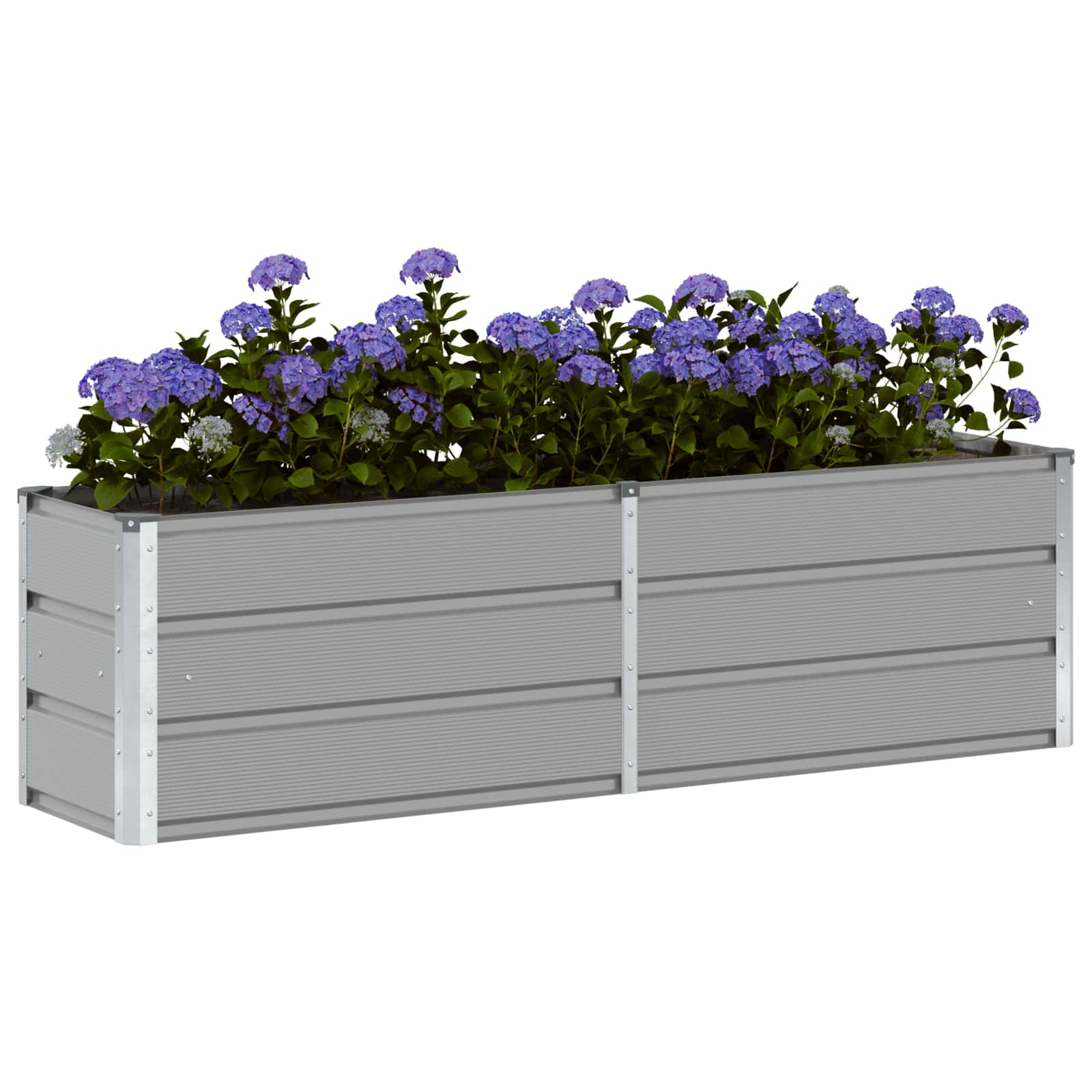 Jardinera Gris Claro 160 X 40 X 45 Cm Acero_2