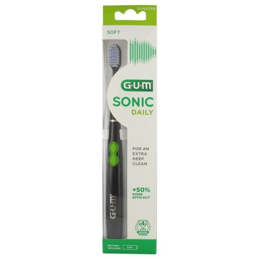 Sonic daily cepillo a pilas color negro Gum