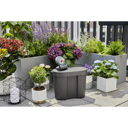 Conjunto de irrigação solar Gardena AquaBloom com depósito incluído