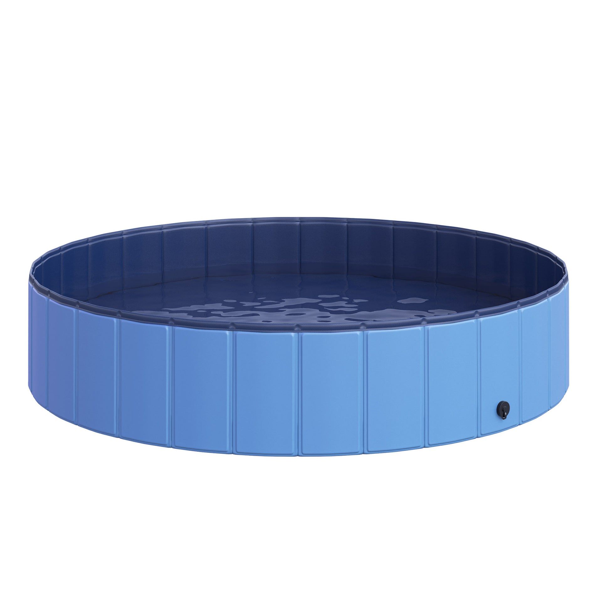 Pawhut Piscina Plegable Para Perros Bañera De Pvc Interior Y Exterior Ø140x30cm_1